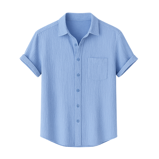Men Sleeveless Shirt-Blue (Size-M)