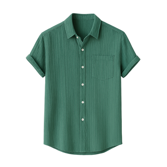 Men Sleeveless Shirt-Green (Size-M)