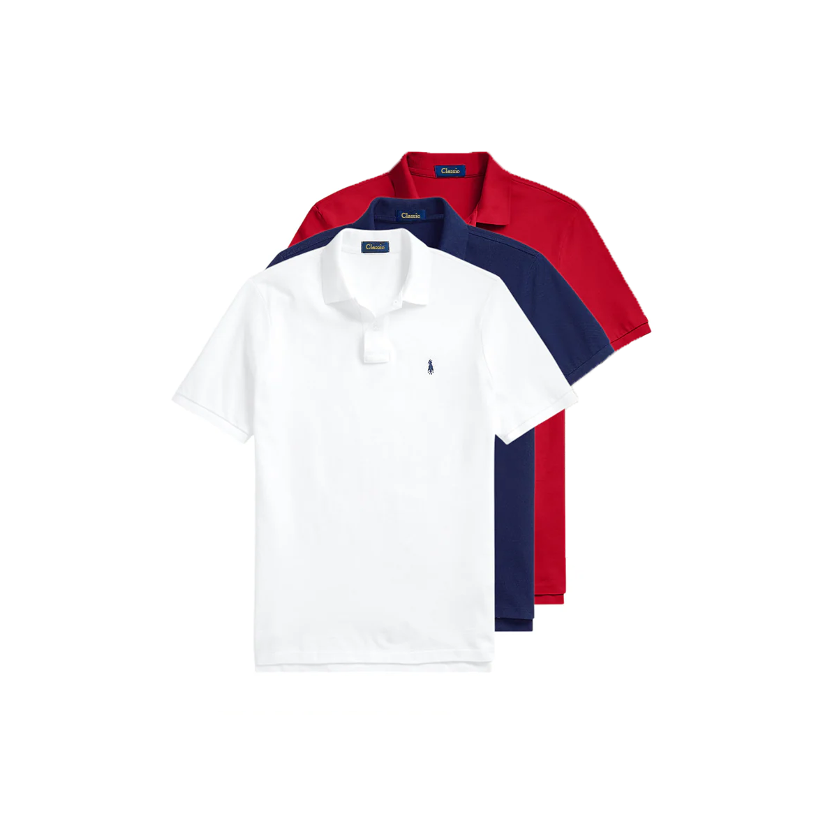 3-Pack The Classic Mesh Polo Shirt