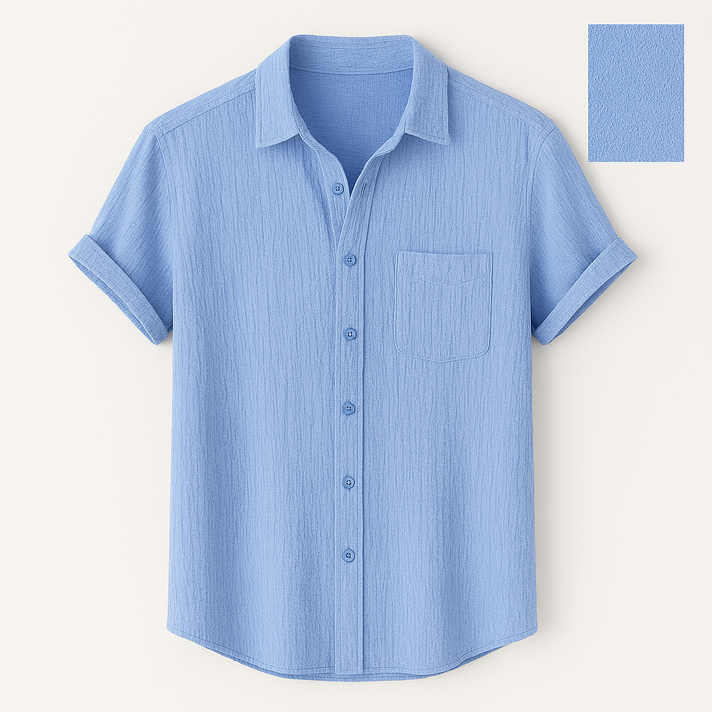 Men Sleeveless Shirt-Blue (Size-M)