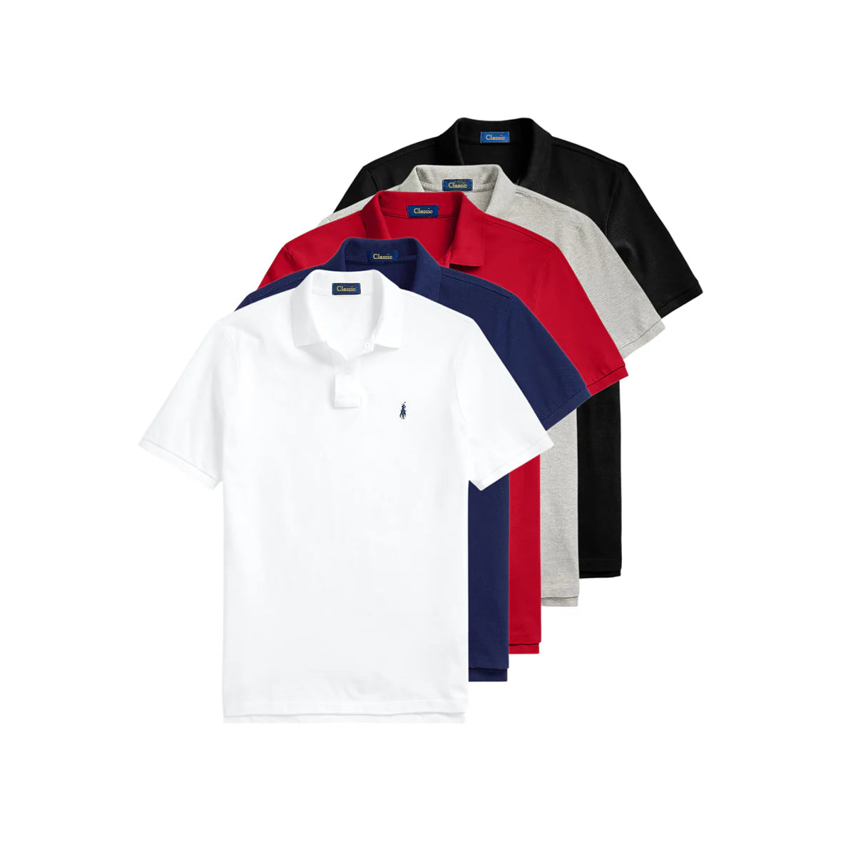 5-Pack The Classic Mesh Polo Shirt